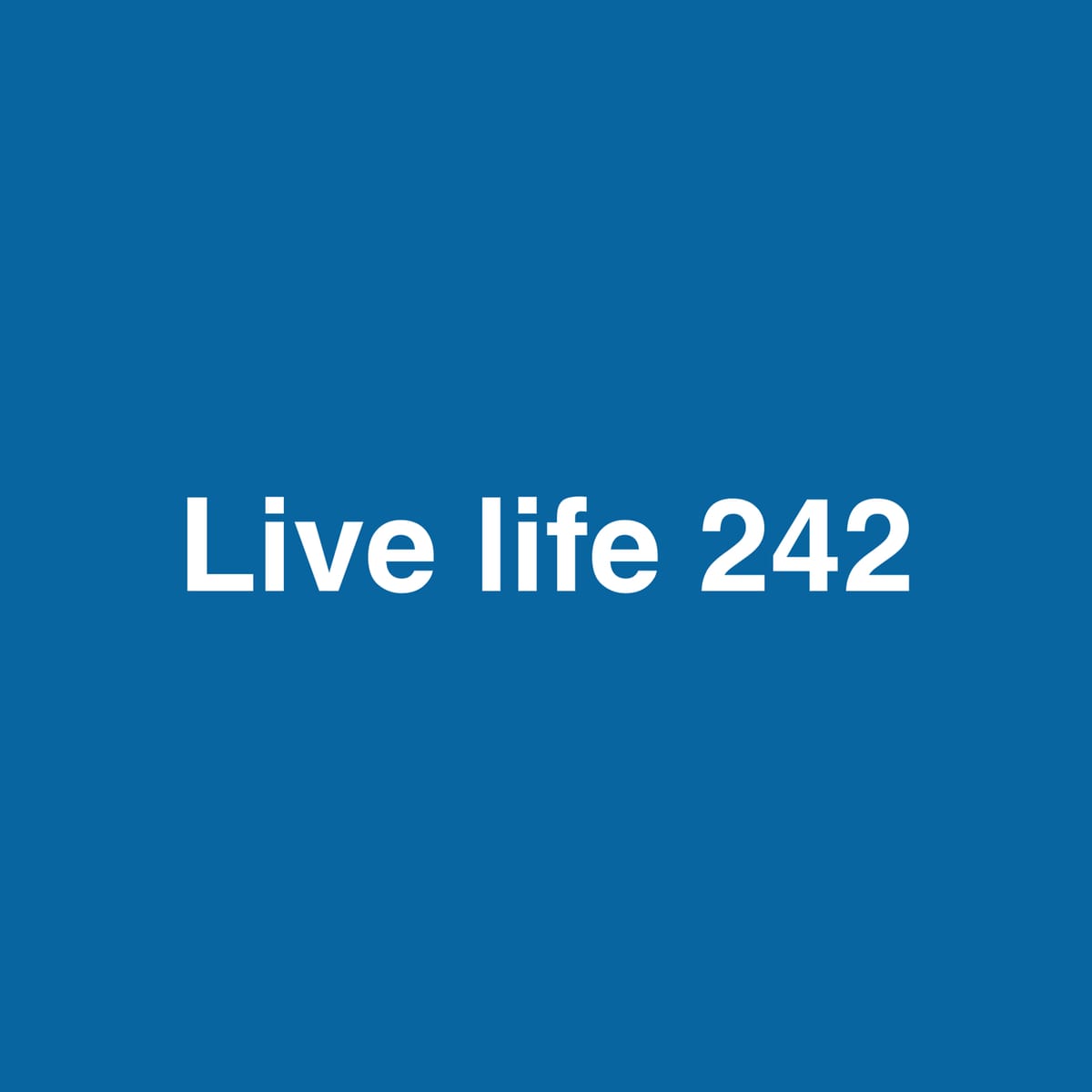Live life 242 freestyle 1190
