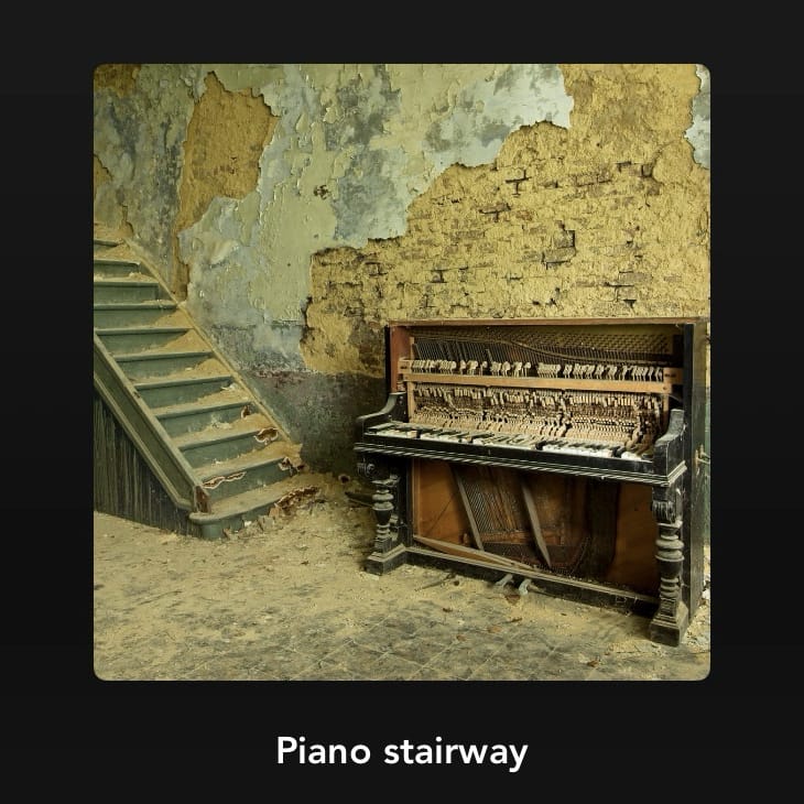 Piano stairway