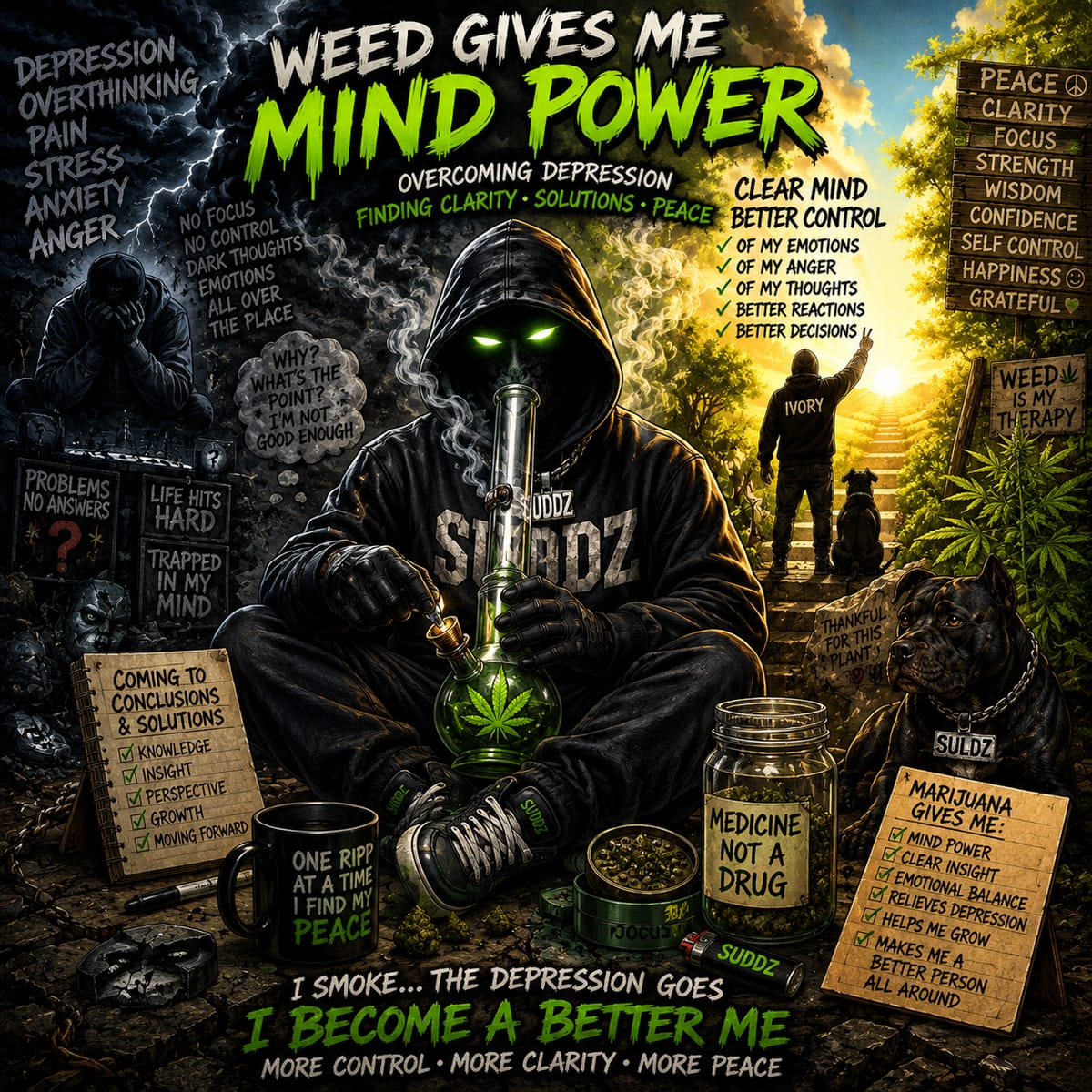 Weed Gives Me Mind Power
