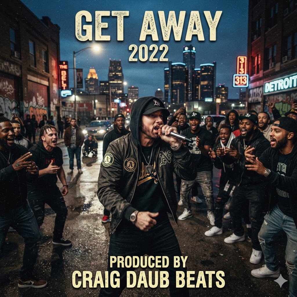 Free Eminem Type Beat Get Away 2022 150bpm Rap Instrumental craigdaubbeats