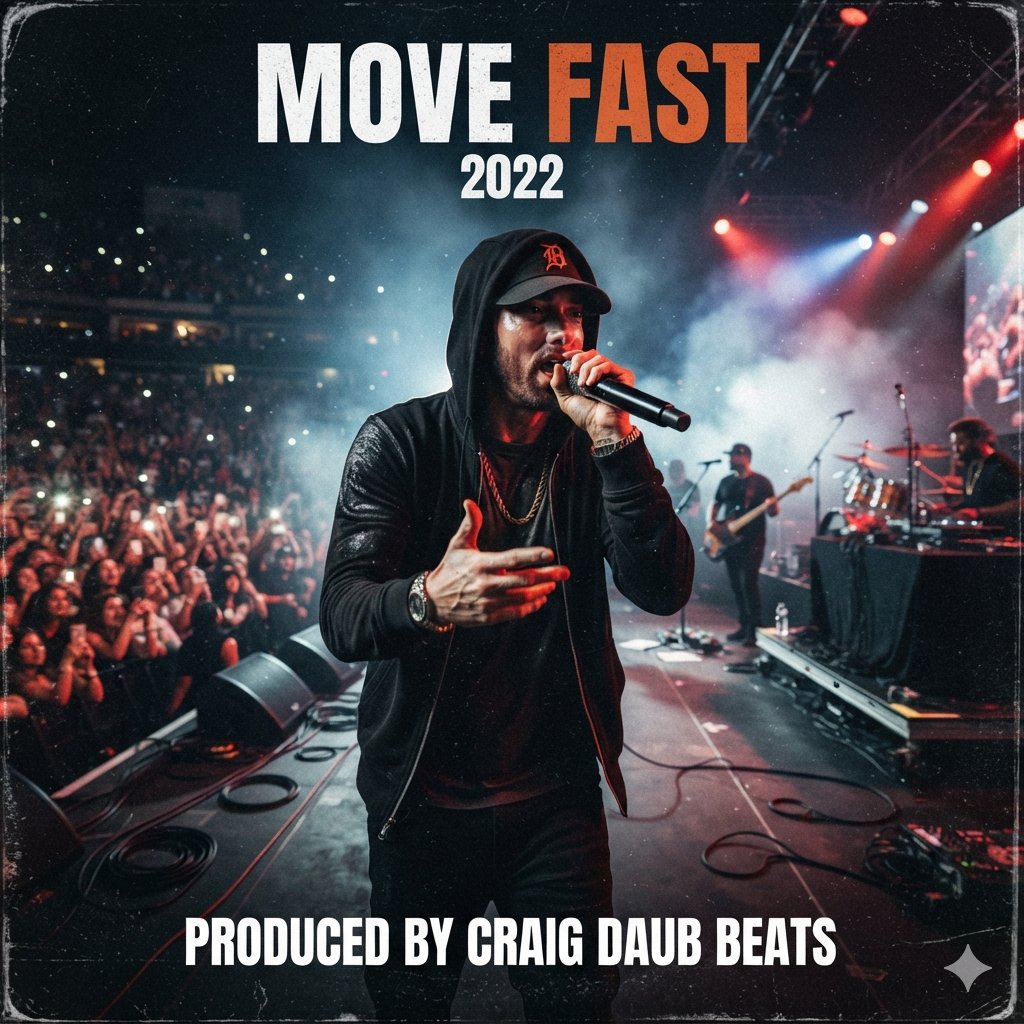 Free Eminem Type Beat Move Fast 2022 159bpm Rap Instrumental craigdaubbeats