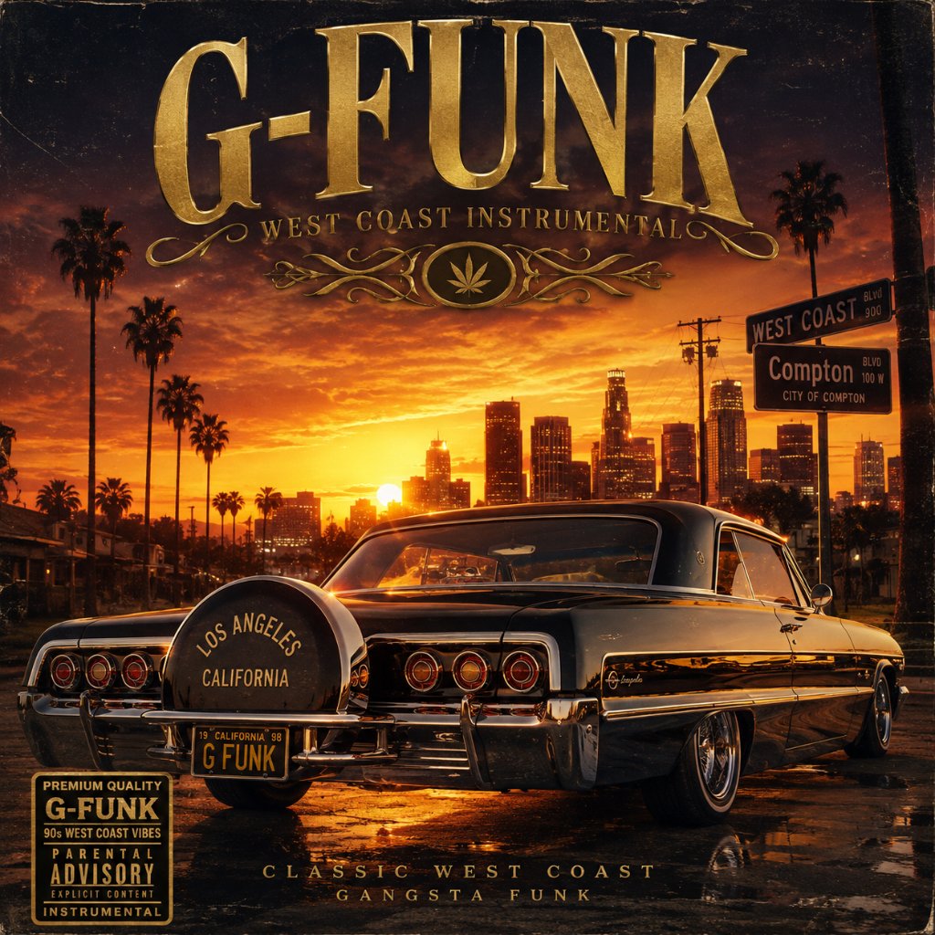 Chrome Sunset West Coast G Funk 92 BPM