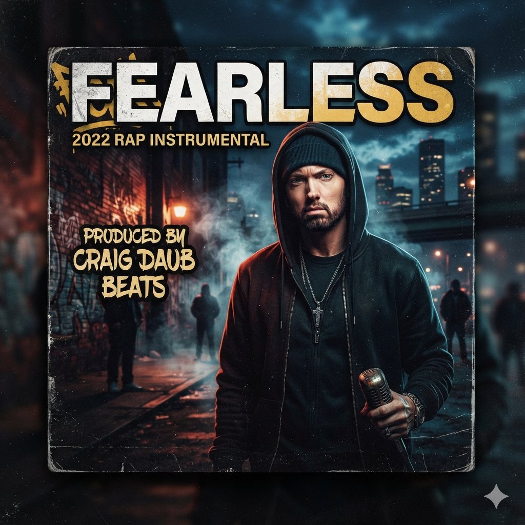 Free Eminem Type Beat Fearless 2022 140bpm Trap Instrumental craigdaubbeats