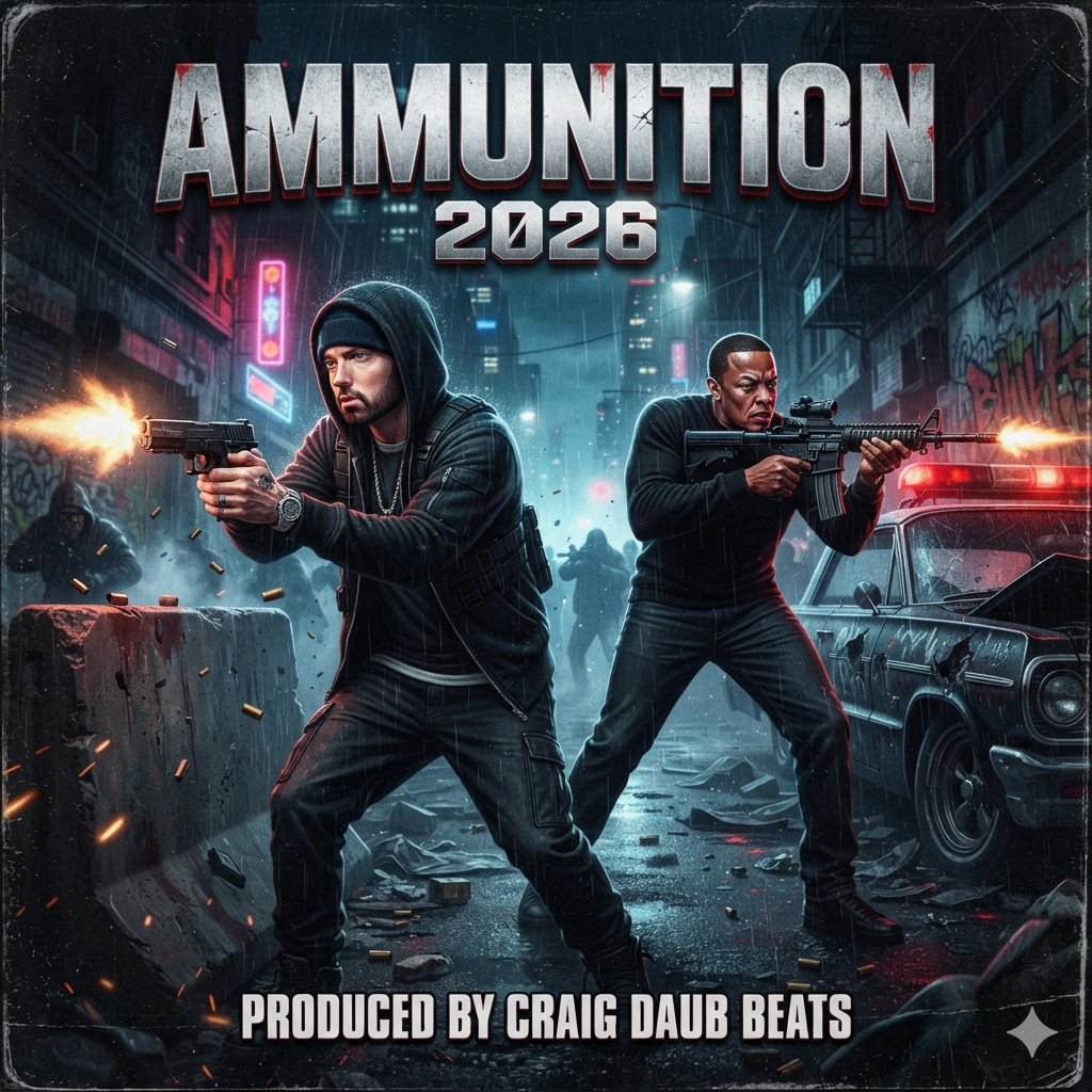 Free Eminem Type Beat Ammunition 2026 155bpm Dark Menacing Rap Instrumental Craigdaubbeats